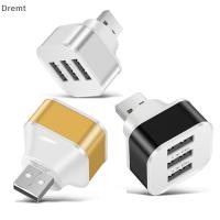 ราคา Dremt รถ USB ชาร์จ Extender 2 0 3 port ขยาย USB Splitter พร้อมไฟแสดงสถานะ Plug And Play 3 In 1 สําหรับโทรศัพท์สมาร์ท Hubs mt (57615140819)
