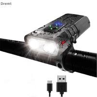 ราคา Dremt ไฟจักรยานแบบชาร์จไฟได้ Mini Night Safety ไฟเตือนด้านหน้าด้านหลังโคมไฟจักรยาน LED ไฮไลท์ขี่ไฟท้ายจักรยาน mt (56117207484)