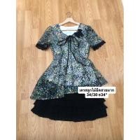 ราคา เดรสทำงานเดรสลูกไม้มือสอง (58151502091)