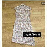 ราคา เดรสคอจีนเดรสกี่เพ้าสวยๆมือสอง (57803249633)