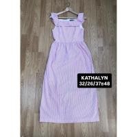 ราคา เดรสยาวลายริ้วสวยๆงานป้ายมือ2 (42267455020)