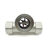 ราคา BSPT ด้ายหญิง Sight Glass Flow Indicator 304 สแตนเลสสตีลน้ําน้ํามัน Flow Viewer 1 4 2 (55457102844)