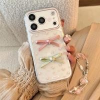 ราคา เคสโทรศัพท์ TPU ใส ลายดอกไม้จิ๋ว โบว์ผ้าปักสามมิติ น่ารัก กันกระแทก สำหรับไอโฟน 13 17 16 15 14 (51812597779)
