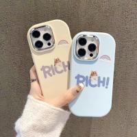 ราคา เคสไอโฟนซิลิโคนนุ่มลายแมวสีส้ม RICH รวย สายรุ้ง หน้าต่างกล้องชุบเงิน 4 เฉดสีพาสเทล กันกระแทก สไตล์น่ารักผู้หญิง เคสไอโฟน 13 17 16 15 14 12 11 (43131769802)