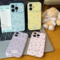 ราคา เคสโทรศัพท์ TPU ลายดอกไม้และโบว์ สีพาสเทล กรอบกล้องหน้าต่างใหญ่ กันกระแทก เคสไอโฟน 13 17 16 15 14 (41133605956)