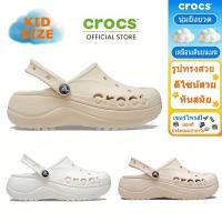 ราคา Crocs Baya Crush รองเท้าแตะเด็กรองเท้า รองเท้าแตะผู้หญิง Classic Clog Crush Sandals (47315976877)