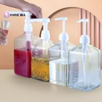 ราคา Honeyby 1PC 1600ml Liquid Dispenser with Scale Coffee Syrup Bee Drip Bottle with Hydraulic Pump and Nose Head Kitchen Honey Jar คอนเทนเนอร์ Nice (53167189916)