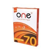 ราคา ONE กระดาษถ่ายเอกสาร 70 แกรม สีขาว ขนาด A3 500 แผ่น รีม (3020234478)
