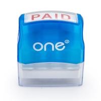 ราคา ONE ตรายางหมึกในตัว PAID ขนาด 4 x 1 20 ซม (17196253030)