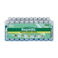 ราคา RAYMAX ถ่านอัลคาไลน์ AA รุ่น LR6 20S ขนาด AA แพ็ค 20ก้อน (40958919752)