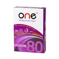 ราคา ของแถม ห้ามซื้อ ONE กระดาษถ่ายเอกสาร A4 80 แกรม 500 แผ่น รีม (48101562208)