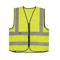 ราคา YAMADA เสื้อจราจรมีกระเป๋า สีเขียวแถบสีเงิน รุ่น GR6666PK (42516995400)