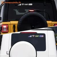 ราคา Annapursky Wifi ระดับแบตเตอรี่ Mark Car Vinyl Decals กระจกรถยนต์ด้านหลังตลก Stiers TH (56167401724)