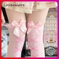 ราคา LoverMore ถุงเท้าเข่าโบว์สีชมพู Lolita ถุงน่องหวานญี่ปุ่น (44967319368)