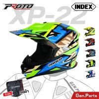 ราคา หมวกกันน๊อค วิบาก Proto XP 22 Index มี 7 สี ดำ แดง เขียว ขาว มี 3 Size M L XL หมวกกันน็อค หมวกนิรภัย อินเด็กซ์ หมวกวิบาก (24165924427)