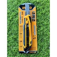 ราคา คัตเตอร์ ingco X1 ใบมีดกว้าง 18มิล เหล็ก SK5 cutter (14694816930)