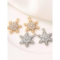 ราคา จี้ 14K Snowflake diy เครื่องประดับทองคําขาว (52912169785)