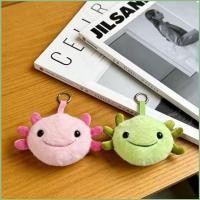 ราคา GL น่ารัก Axolotl พวงกุญแจตุ๊กตา Fluffy สีพาสเทลตุ๊กตาของเล่น Plushie กระเป๋า Charm GL (43884256023)