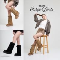ราคา QOMUTE รุ่น Cargo Boots รองเท้าบูทคาร์โก้ หนังกลับเทียม ดีไซน์ทันสมัย เท่ห์ ใส่สบาย (44507289522)