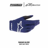 ราคา Alpinestars ถุงมือวิบาก รุ่น RADAR GLOVES สี NIGHT NAVY WHITE (54263091412)