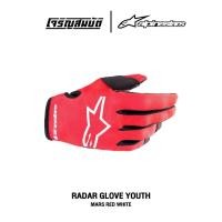 ราคา Alpinestars ถุงมือวิบากสำหรับเด็ก รุ่น YOUTH KIDS RADAR GLOVES สี MARS RED WHITE (24925687618)
