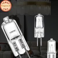 ราคา FENGYUN 12V 220V 2 Pin ประเภท G4 G5 3 G9 หลอดฮาโลเจนไฟ 20W 25W 35W 40W Clear แต่ละหลอดไฟสําหรับตกแต่งบ้าน TH (49467349819)