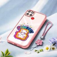 ราคา VRQR สําหรับ Oppo Realme C12 C15 C25S C25 C30S C30 Narzo 20 30A 50A Narzo 50i Prime Candy สีหมีใสกันกระแทกเคสโทรศัพท์พร้อมเชือกดอกไม้ (57011734830)