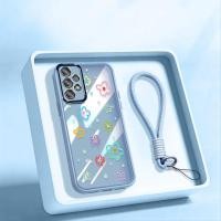 ราคา VRQR สําหรับ Samsung Galaxy A23 A32 A52 A72 4G 5G A33 A53 A73 M32 A52S 5G Mini สีรูปแบบใสกันกระแทกเคสโทรศัพท์พร้อมเชือกเส้นเล็ก (51110573996)