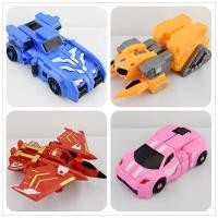 ราคา Robot x Boy Special Agent Team Car ของเล่นเด็ก 2 Transforming Mini Mecha Ford King Kong Four in One (53865765437)