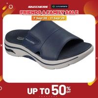 ราคา SKECHERS GOwalk Arch Fit 2 0 Ultra Span II รองเท้าแตะผู้ชาย (55759293451)