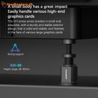 ราคา FTY 50 120 มม ผู้ถือการ์ดกราฟิก Braet อลูมิเนียม GPU รองรับสําหรับเดสก์ท็อป PC กรณี N (52513615312)