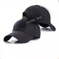 ราคา หมวกแก๊ปสีดำ ร้านไทย หมวกทหารมีเวลโคร ตีนตุ๊กแก TACTICAL CAP (4464199472)
