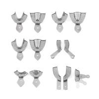 ราคา Annhua ทันตกรรม Autoclave โลหะ Impression ถาด Perforated สแตนเลส Impression ถาดเครื่องมือทันตกรรม (48316836524)