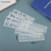 ราคา 8 ชิ้น เซ็ตตัวอักษรคลื่นสัตว์รูป DIY Craft Hollow Layering Stencil สําหรับภาพวาด Scrapbooking ปั๊มอัลบั้มตกแต่งลายนูนแม่แบบวาดแม่แบบ (47413621017)