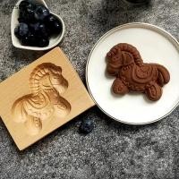 ราคา แม่พิมพ์คุกกี้ไม้ 1 ชิ้น รูปแบบสัตว์ 3D แกะสลักนูนเครื่องตัดบิสกิต Moulds เม่นม้านกฮูกกระรอกกระต่าย (47613621024)