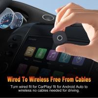 ราคา อะแดปเตอร์อัตโนมัติไร้สาย Shkalacar แปลงแบบมีสายเป็นพร้อมไฟ LED สำหรับ iOS 10 11 0 พอดีกับ Dongle (52416274432)