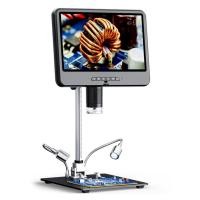 ราคา Hosioe กล้องจุลทรรศน์ดิจิตอลพร้อมหน้าจอ LCD ขนาด 10 1 นิ้วไฟ LED ปรับได้กำลังขยาย 1500 เท่าการบัดกรีเพื่อการทำงานที่แม่นยำการสังเกตด้วยกล้องจุลทรรศน์ (27795579598)