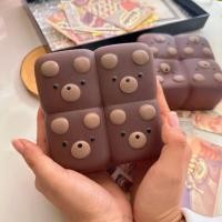 ราคา ส่งไว สควิชชี่หมี 4 ช่อง Slow Rising ของเล่นกดคลาย เครียดนุ่มๆ Fidget Toy สำหรับเด็กและผู้ใหญ่ (48265773451)