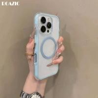 ราคา หรูหราแม่เหล็กชาร์จกรณีเข้ากันได้สําหรับ ไอคิว นีโอ 10 5กรัมโปร่งใส2 ใน 1กันกระแทกป้องกันการล่มสลายความงามลูกอมวุ้นนุ่มโทรศัพท์ปก บีเค03 (45312003092)