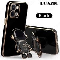 ราคา เข้ากันได้ สําหรับ ไอคิว Z11X เคสโทรศัพท์ที่มีนักบินอวกาศผู้ถือตรงชุบขอบปลอกซิลิโคนอ่อนนุ่มยืนปกหลัง SXL01 3 (47912430716)