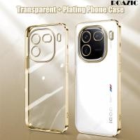 ราคา สําหรับ วิฟ ไอคิว 13 ไอคิว 12 5ก เคสโทรศัพท์หรูหราชุบขอบใสซิลิโคนอ่อนนุ่มปลอกกันกระแทกล้างปก และ01 (24972726270)