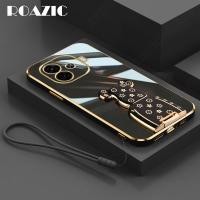 ราคา หมีผู้ถือเคสโทรศัพท์สําหรับvivo iQOO Z9 5G iQOO Z9 Turbo iQOO Z9 Turbo iQOO Z9 Turbo Plusพร้อมเชือกเส้นเล็กElectroplateปลอกซิลิโคนอ่อนนุ่มกันกระแทกปกหลังSXL01 2 (26663690912)