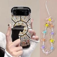 ราคา เหมาะสม samsung ZFLIP6 SAMSUNG ZFLIP5 ZFLIP4 และ ZFLIP3 เคสโทรศัพท์พับลายคลื่น HLBLZD4 (53357802542)
