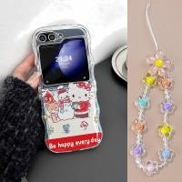 ราคา เหมาะสม samsung ZFLIP6 SAMSUNG ZFLIP5 ZFLIP4 และ ZFLIP3 เคสโทรศัพท์พับลายคลื่น HLBLZD12 (52307793415)