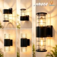 ราคา E27 โคมไฟผนัง 3สี หลอดไฟ led ติดผนัง ไฟกิ่งกันน้ำ โคมไฟภายนอก สวน สวนติดผนังกลางแจ้งตกแต่งทางเดิน (27778759473)