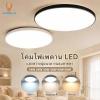 ราคา 3 สี ปรับได้ โคมไฟเพดาน 50W 18W 30W 40W ไฟ led เพดาน กลมไฟติดเพดาน ใช้สำหรับห้องนอนห้องครัวโคม ไฟซาลาเปา (18157749652)