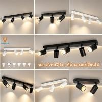 ราคา GU10 รางไฟ led Track Light โคมไฟเพดาน ไฟราว ไฟส่องป้าย ไฟแทรคไลท์เพดานสปอตไลท์ขนาดเติดผนัง ทางเดิน ไฟ led เพดาน (25257559495)