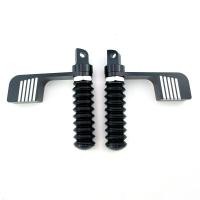 ราคา ขายดีที่สุด เหมาะสําหรับ Harley 883 1200 X48 V72 XG750 ดัดแปลงด้านหน้าด้านหลังสีดําเหยียบ Universal Rest Pedals (52716964904)
