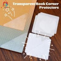 ราคา จัดส่งรวดเร็ว 100 300 500PCS ตัวป้องกันมุมหนังสือป้องกันการม้วนโปร่งใส แพทช์ซ่อม PVC สําหรับหนังสือ โน๊ตบุ๊ค อัลบั้ม สติ๊กเกอร์ติดด้วยตนเอง (46759026749)