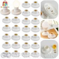 ราคา การจัดส่งที่รวดเร็ว ฐานยึดหลอดไฟ ขาตั้งฐานหลอดไฟเพดานสีขาว ซ็อกเก็ต จ27 ความปลอดภัยป้องกันการรั่วไหล สําหรับบ้านไฟแสดง ที่ใส่หลอดไฟสกรู พร้อมสต (46467209080)